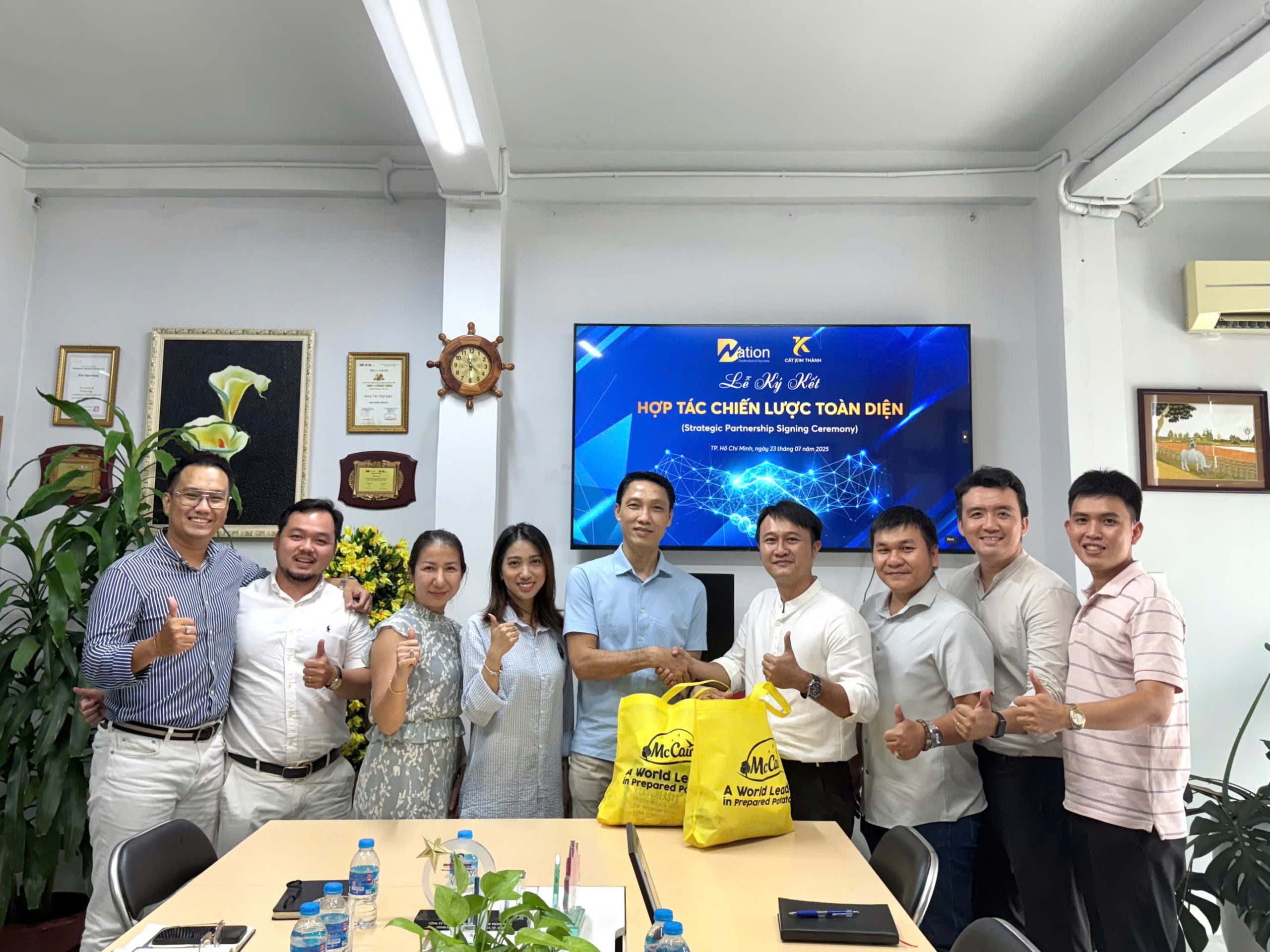 D-NATION KÝ KẾT HỢP TÁC CHIẾN LƯỢC VỚI NHÀ PHÂN PHỐI CÁT KIM THÀNH
